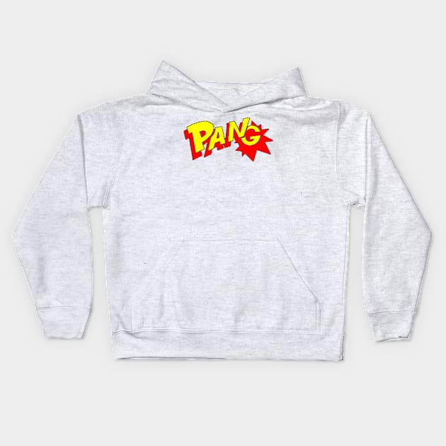 Pang 8 Bit Art Kids Hoodie by 8 Fists of Tees